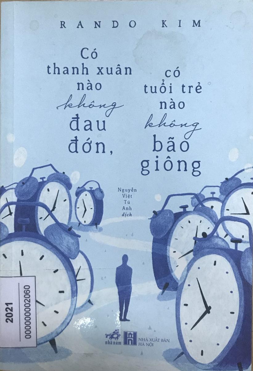 A book cover with a person walking towards clocksDescription automatically generated